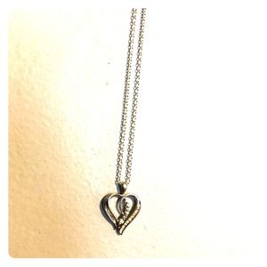 Kay jewelers diamond heart necklace